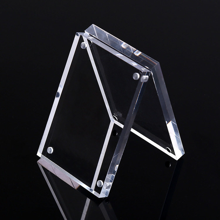 亚克力相框双面透明创意加厚 有机玻璃摆台