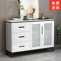 Modern minimalist side cabinet wine cabinet kitchen light luxury cupboard locker Wall tea cabinet home integrated Cabinet