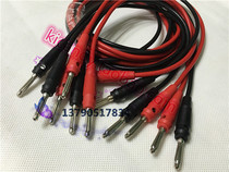 4MM instrument Banana plug test wire double head 4mm six-petal Banana plug adapter wire silicone wire
