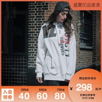 it izzue womens hooded sweater winter trend drawstring letter printing rat bag 3125F9D