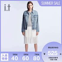 it izzue womens dress Autumn Casual cut shoulder knitted mesh stitching 9953F9D