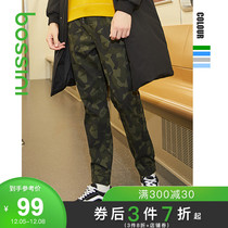 Bao Lion Dragon bossini mens pants mens autumn and winter new casual trousers mens trend mens pants 5134040A1