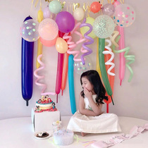 New INS Volume Roll Balloon Suit Themed Children Birthday Party Decorated Balloon Package Baby BIRTHDAY