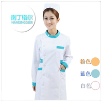 Nightingale nurse suit Long sleeve anti-wrinkle thickened white coat Pharmacy medical slim standard doctor suit