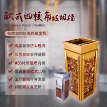 Elevator mouth trash can Square KTV soot bucket Hotel lobby Vertical corridor Peel bucket Vertical hotel