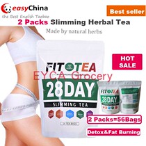 2 bags of detox slimming fit tea herbal weight loss fat