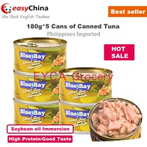180g*5 Cans of Blue Bay Canned Tuna Philipines Imported