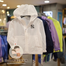 Direct mail MLB Korea Baseball tide brand childrens clothing 2021 summer thin jacket air conditioning shirt JPW3131