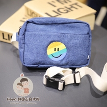 Direct mail BLUEDOG Korean blue dog big boy 21 spring denim messenger bag chest bag 834-01