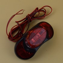 Bicycle taillights Mountain bike station wagon rear hanger taillights DIY wiring power generation hub grinding electric light Taillights