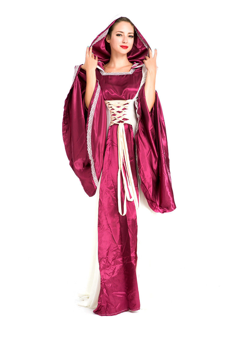 复古宫廷服装万圣节cos欧美游戏制服角色扮演装粉公主裙cosplay