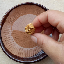 Old-fashioned antelope horn grinding bowl manual grinding ginger bowl buffalo horn Chinese medicine grinding plate household grinding four-grinding soup medicine bowl