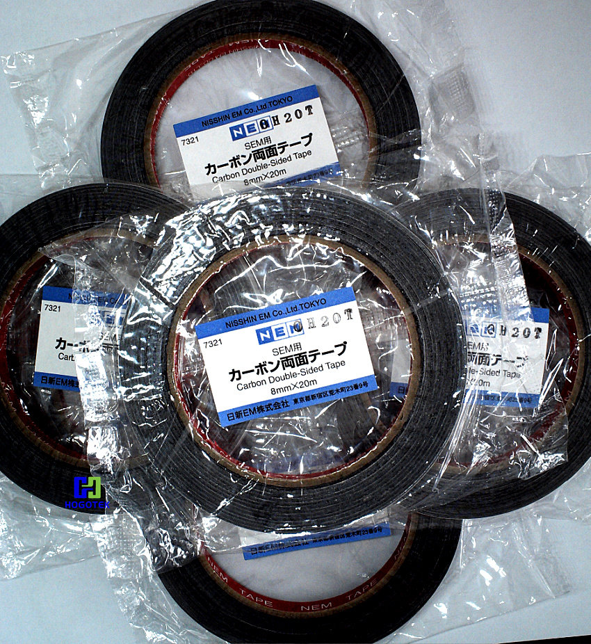 节日特价日本日新8mm20m73117321双面碳导电胶带电镜碳导电胶