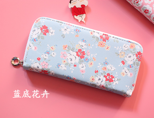 gucci碎花錢包 2020新品錢包女卡通碎花小清新拉鏈長款錢包大容量手拿包手機包潮 gucci碎花