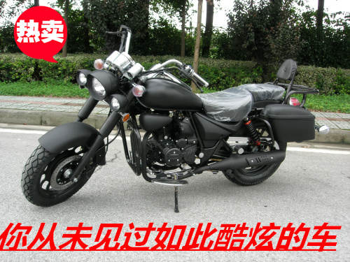 力帆宗申150发动机风暴太子哈雷复古摩托车骑