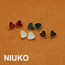 NIUKO high-grade metal pink gold love button button shirt button shirt button shirt garment accessories buckle DIY