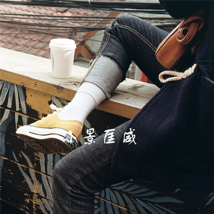 匡威converse1970s三星标黄高 黄低151229c橙橘色翻毛皮149443