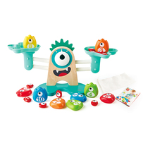Hape Childrens Early Education Educational Toys Big Eye Monster Digital Balance Fun Weighing Learning Numbers and Balance