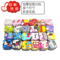 Handmade sandbag childrens thickened canvas sandbag Kindergarten buckwheat skin rice husk sandbag can be washed and wear-resistant without deformation