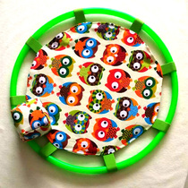 Sandbag tray sandbag bounce ring kindergarten childrens outdoor safety toy Frisbee steering wheel