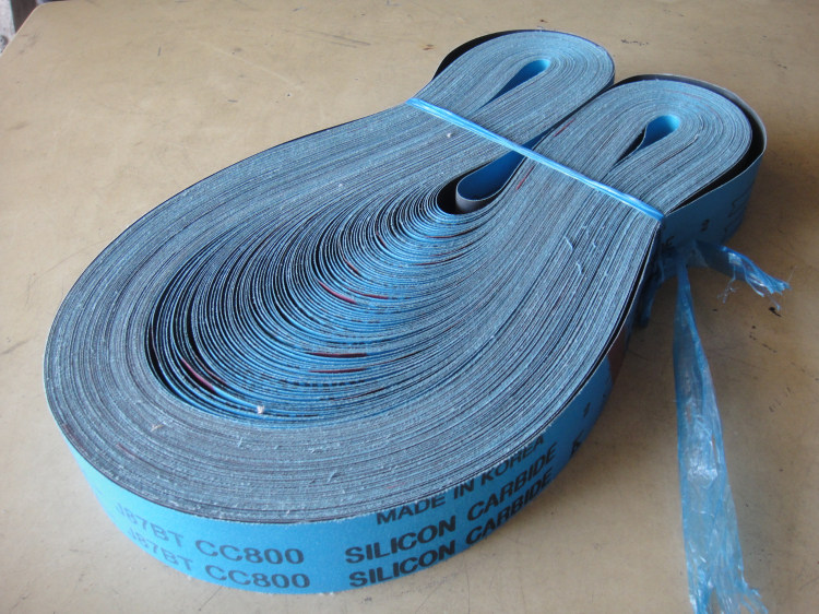 韩国进口海豚抛光砂带 金属打磨带 50*1400mm 400#600#800#1000目 台