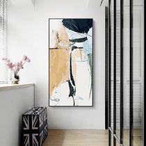 Vertical version of large Nordic Abstract DIY fill color digital oil painting Living room modern minimalist Genguan Aisle Decoration Painting