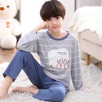 Spring boys pajamas cotton long sleeve teenagers 3-15 years old autumn boy baby middle school children home clothes