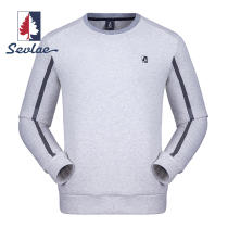 SEVLAE SEVLAE autumn and winter New round neck long sleeve men warm sports hoodie sweater F132794317