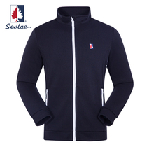SEVLAE St fry spring men long sleeve fitness training suit sports coat stand neck jacket F112695505
