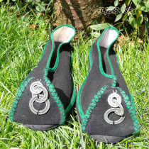 Mens cloth shoes retro Han shoes Miao Yin national wind boat shoes casual foot fashion all-match handmade shoes