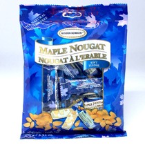 Canada Golden Bonbon super soft almond sandwich nougat Maple 100g
