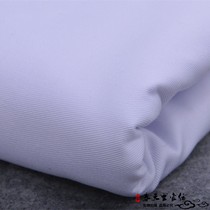 Polyester cotton solid color thickened pure white hospital white bed pillowcase sheets Troops use polyester card mattress sheet