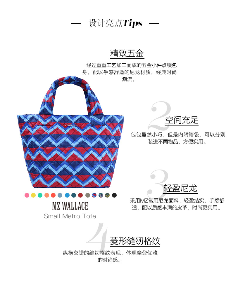 chanel cerf tote與gst MZ Wallace 尼龍配牛皮Small Metro Tote單肩手提包 chanel小cf