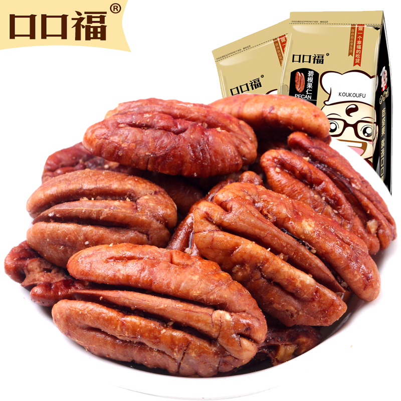 【口口福-碧根果仁165g】零食坚果特产 山核桃仁小核桃仁年货产品展示图2