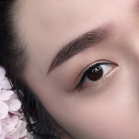 韩式半永久美容图片墙画装饰纹绣壁画眉眼唇装饰画素描手绘海报