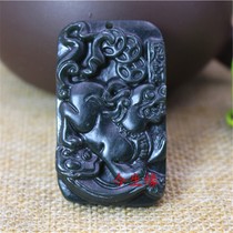 Xinjiang Hetian jade brave pendant brave jade label pendant brand men paragraph couple brave