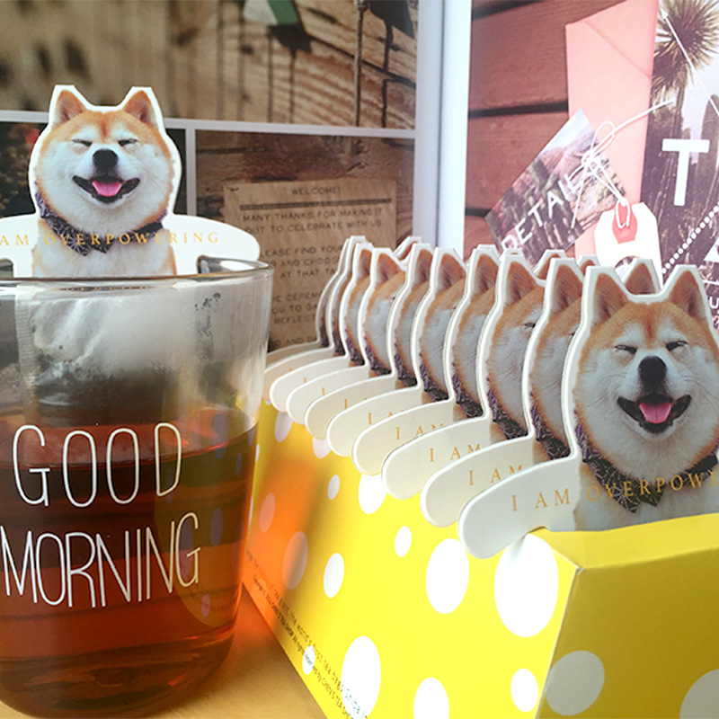 单身狗神烦狗摇摆柴犬 红茶袋泡茶包 个性创意礼物陈罐西式茶货铺