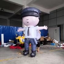 Eat the chicken small soldier gas mode Jedi National Day inflatable doll Gongzai Paradise Business Amusement Mall Airmold Set to do