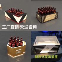 Bar New Beer Basket Nightclub KTV Luminous Wine Basket LED Luminous Champagne Barrel Ice Basket Out Wine Prop Wine Base