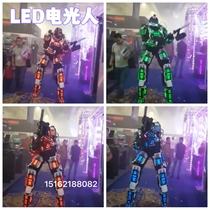 LED Luminescence robot Transformers Electro-Optic People Shine to the Future Sense tech clothes Music Festival Attractions Props