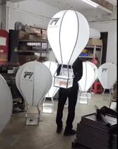 Bar Hot Air Balloon Out Wine Prop Stage Department Gogo Bursting Point High Altitude Prop to Tuding to make a wine man lift the car