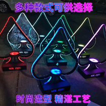 Bar Black Peach A Luminous Wine Seat New Abyss Ice Blue Wine Rack Cocktail nightclub KTV Wine Tochampagne Show