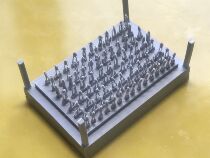 1350 U.S. Marines about 110 men.