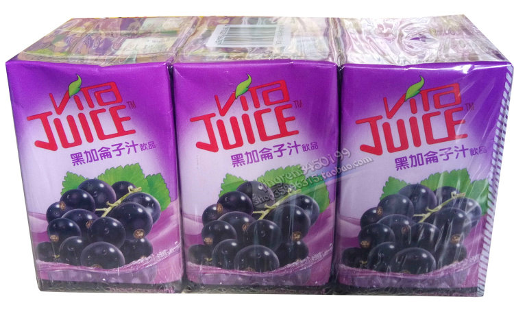 6盒包邮 香港进口饮料vita维他黑加仑子汁250ml*6果汁饮品葡萄味_7折