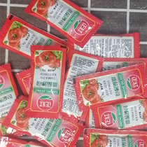 10 packs of fresh small tomato sauce KFC special fries burger shop companion ingredients donations do not take the link