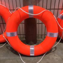 Supply Oxford cloth material adult environmental swimming circle foam lifebuoy orange Oxford cloth foam swimming ring