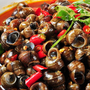 鲜活现做即食香辣炒田螺麻辣螺蛳泥螺唆螺螺丝肉真空装一份500g