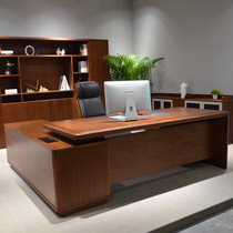 Boss Table Presidents Table Modern Minimalist Big Bandae Manager Desk Office Furniture Table and chairs Composition 2 4 m 2