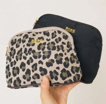 Japanese magazine appendix bag Canvas zipper BAO WEN cosmetic bag Storage bag Small bag