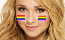 Spot Rainbow Face Stickers Arm Stickers Gay Party Stickers Lala Party Stickers Rainbow Flag Rainbow Ribbon